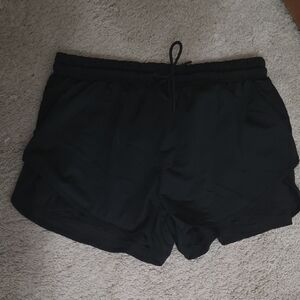Amazon Women's Black Athletic Shorts